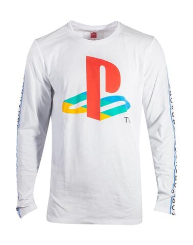 T-shirt Manches Longues - Playstation - Logo - Taille L